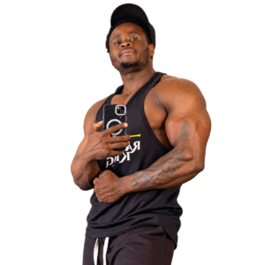 Muscular Gym Selfie Cutout Coach Nomarrah | Personal Training — 20-Session Package